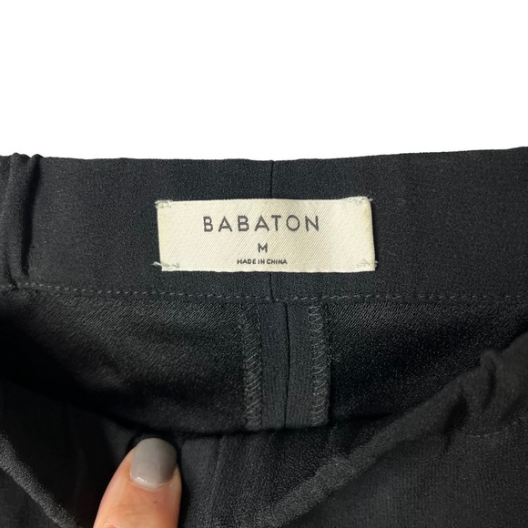 Aritzia Babaton Dexter Pant Jogger Slim Fit Black Size Medium Style 53467 - Picture 9 of 11